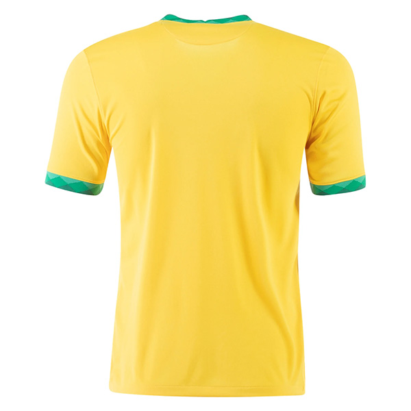2020 Brazil Home Soccer Jersey Shirt back