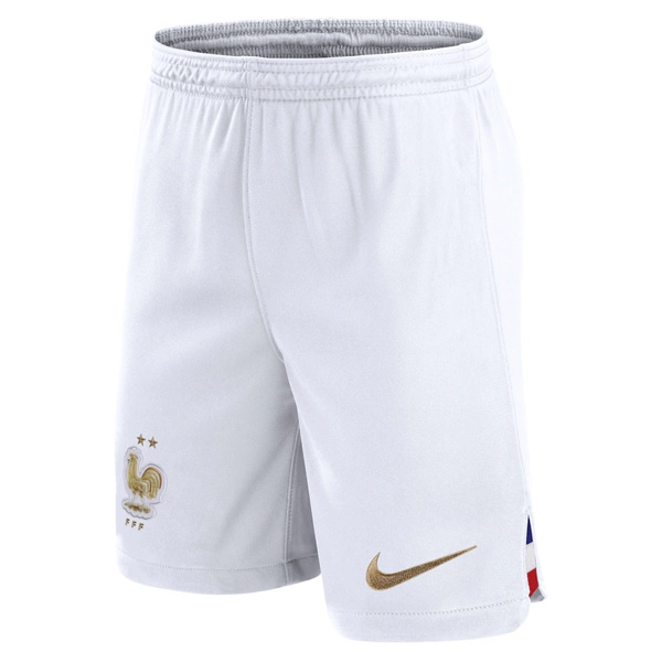 2022 France Home Soccer Short White