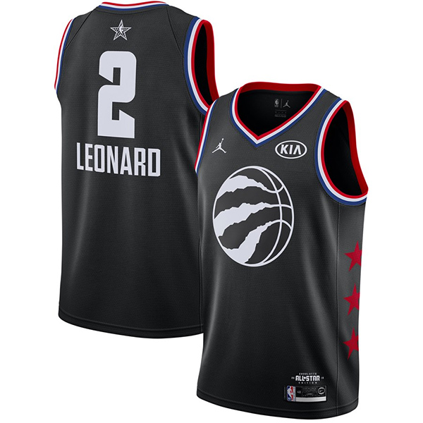 2019 Toronto Raptors Kawhi Leonard Black NBA All-Star Jersey