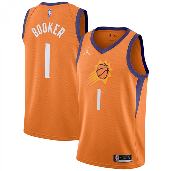 Phoenix Suns Jordan BOOKER #1 Orange Swingman Jersey