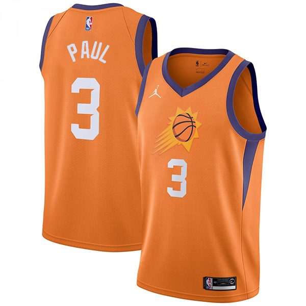 Phoenix Suns Jordan Chris Paul #3 Orange Swingman Jersey