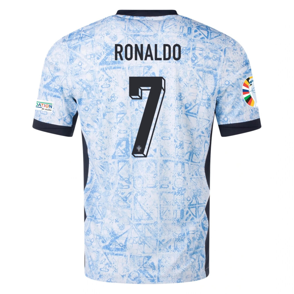 Portugal Euro 2024 Ronaldo 7 Away Jersey - KICKOFFSHOPPER