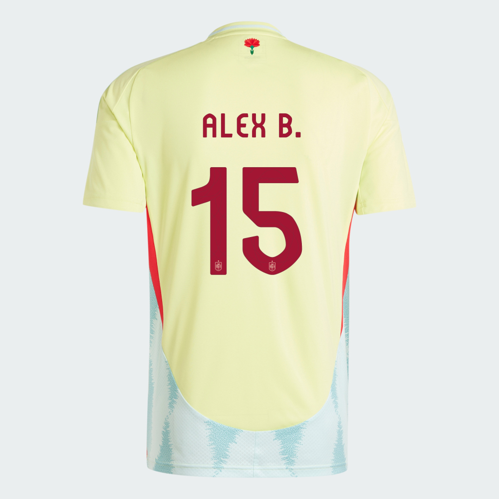 2024 Spain ALEX B. 15 Away Jersey