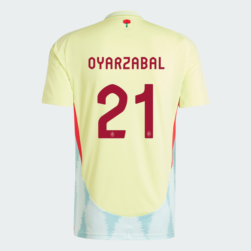 2024 Spain OYARZABAL 21 Away Jersey