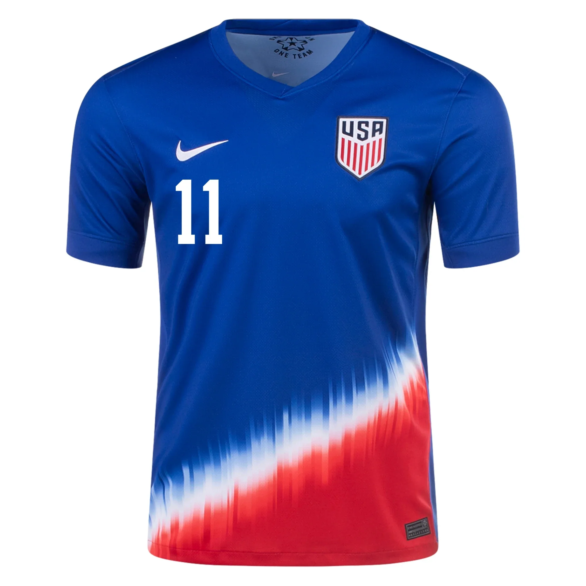 2024 United States AARONSON 11 Away Jersey back