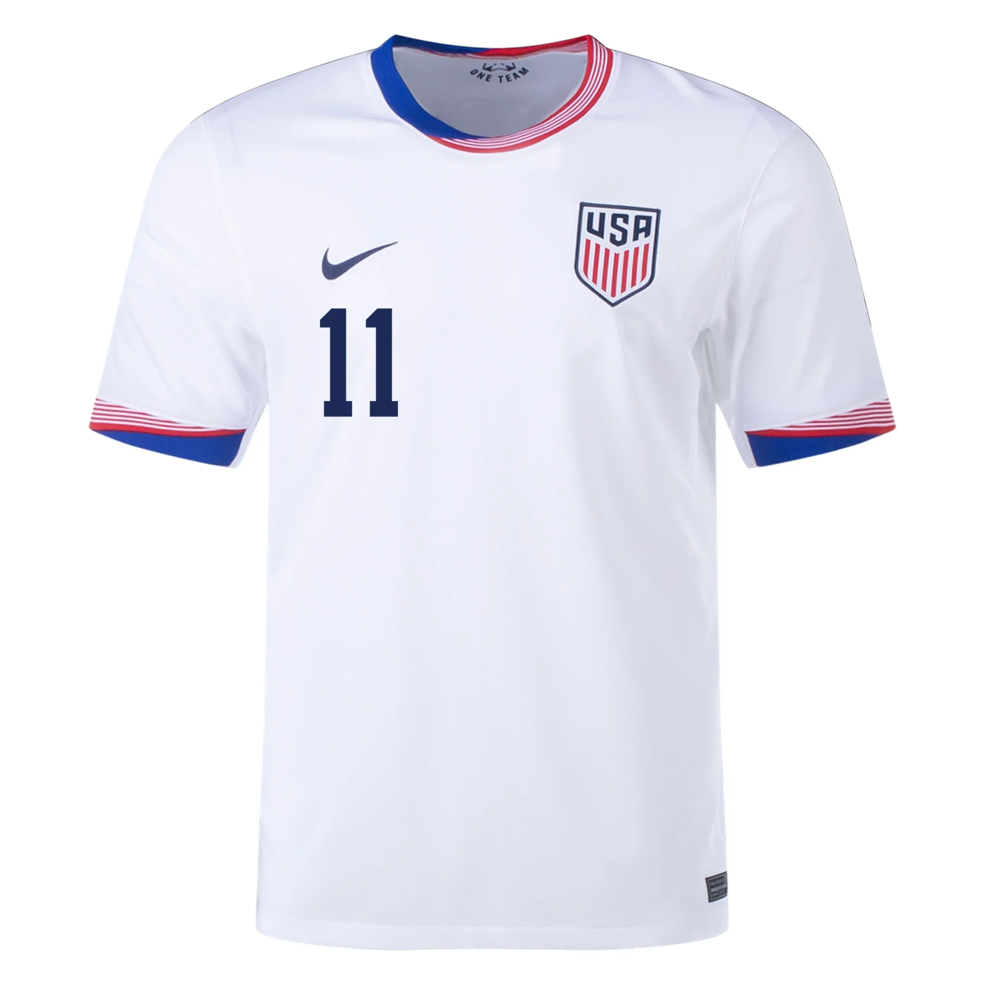 2024 United States AARONSON 11 Home Jersey