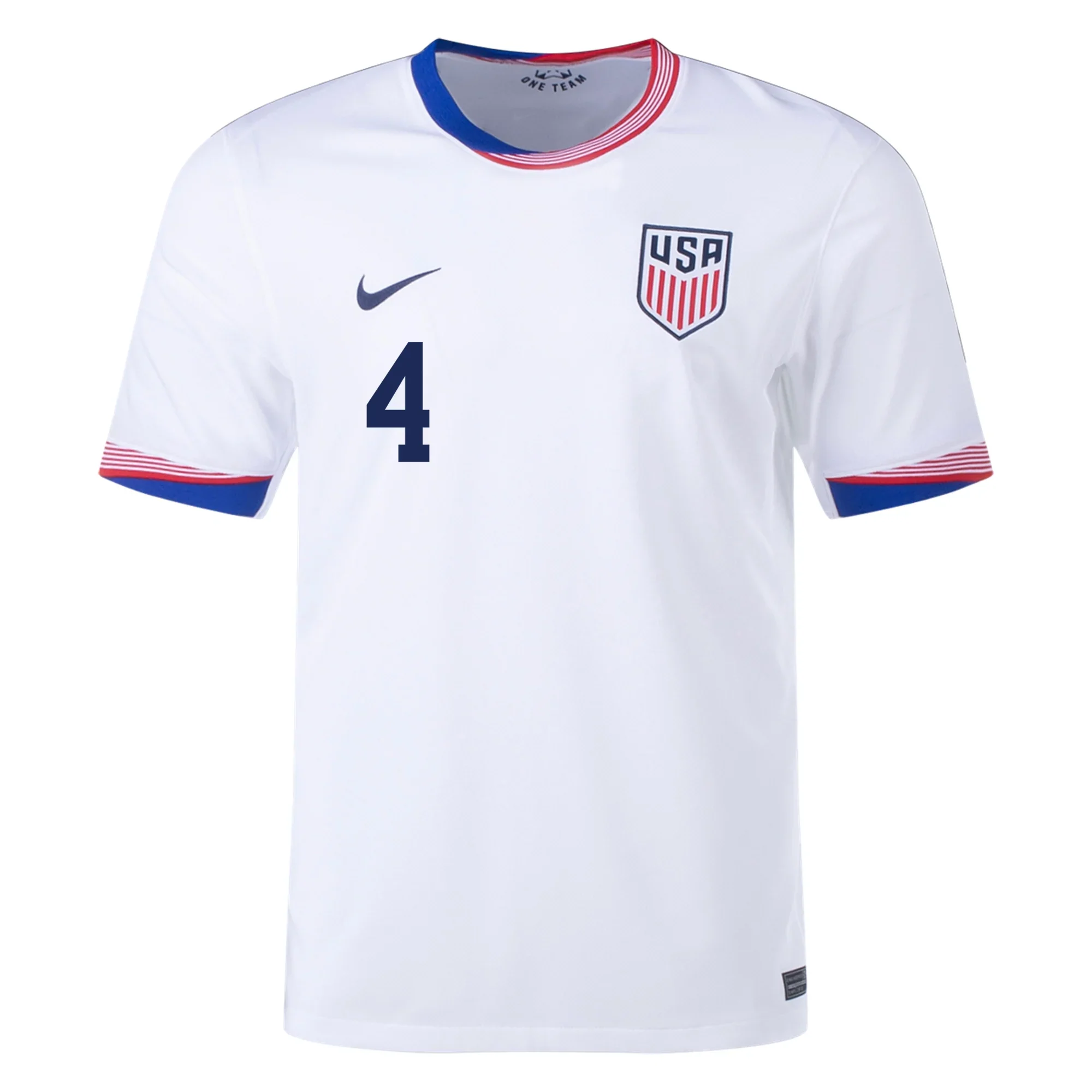 2024 United States ADAMS 4 Home Jersey