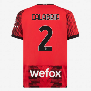 23-24 AC Milan CALABRIA 2 Home Jersey