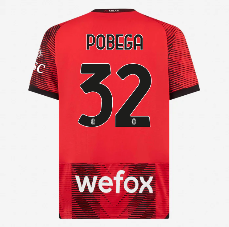 23-24 AC Milan POBEGA 32 Home Jersey