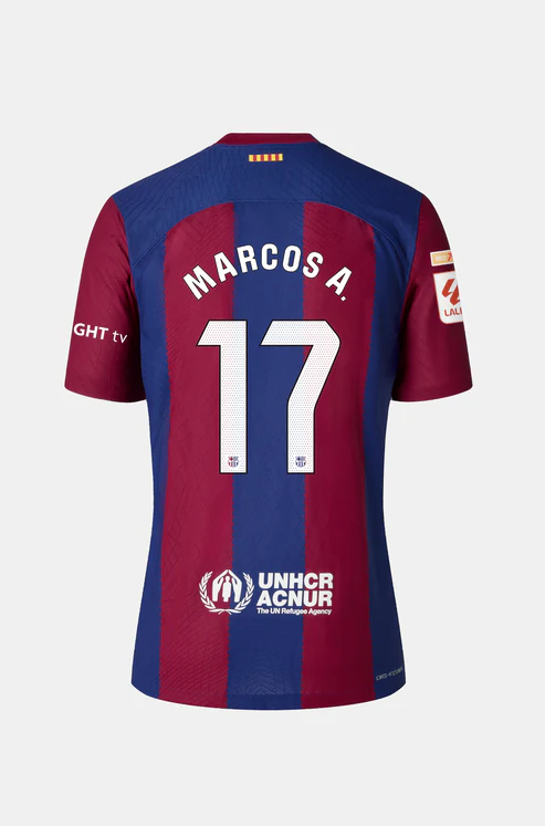 23-24 Barcelona MARCOS A. 17 Home Jersey