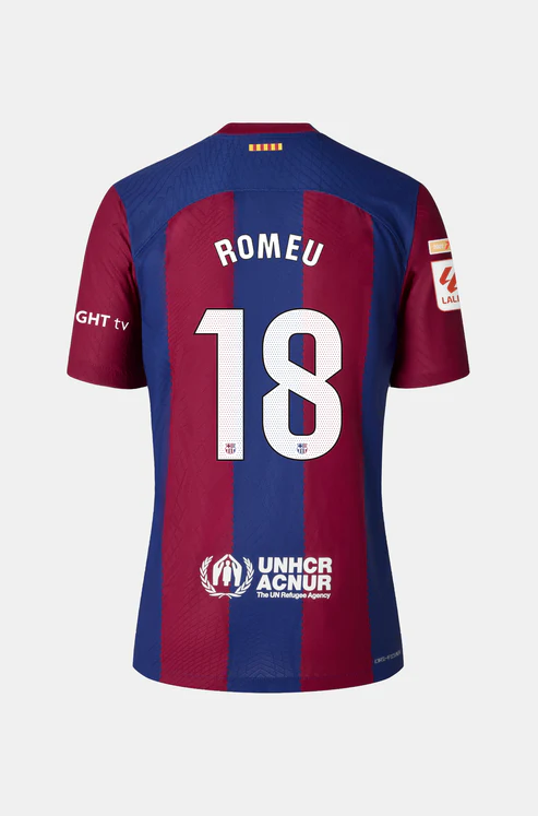 23-24 Barcelona ROMEU 18 Home Jersey