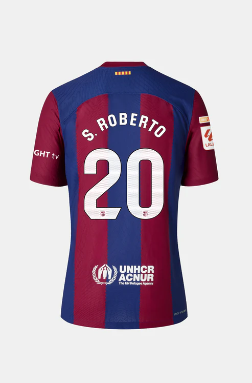 23-24 Barcelona S. ROBERTO 20 Home Jersey