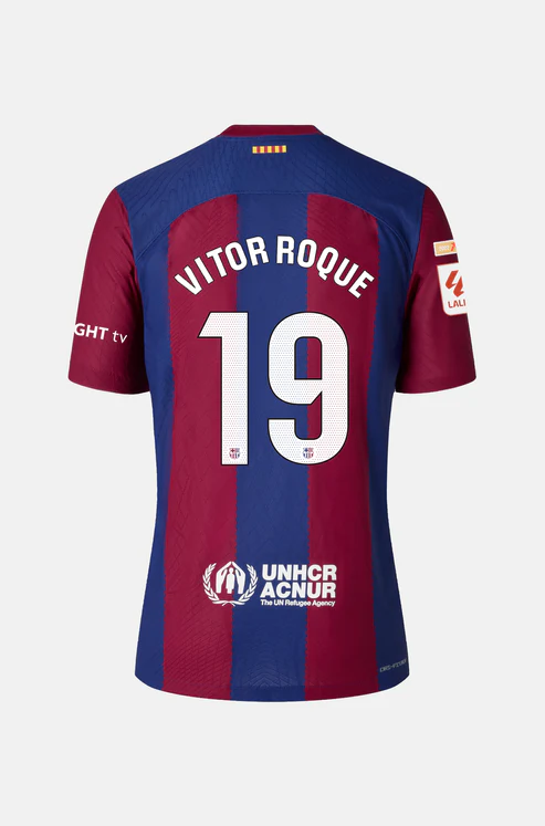 23-24 Barcelona VITOR ROQUE 19 Home Jersey