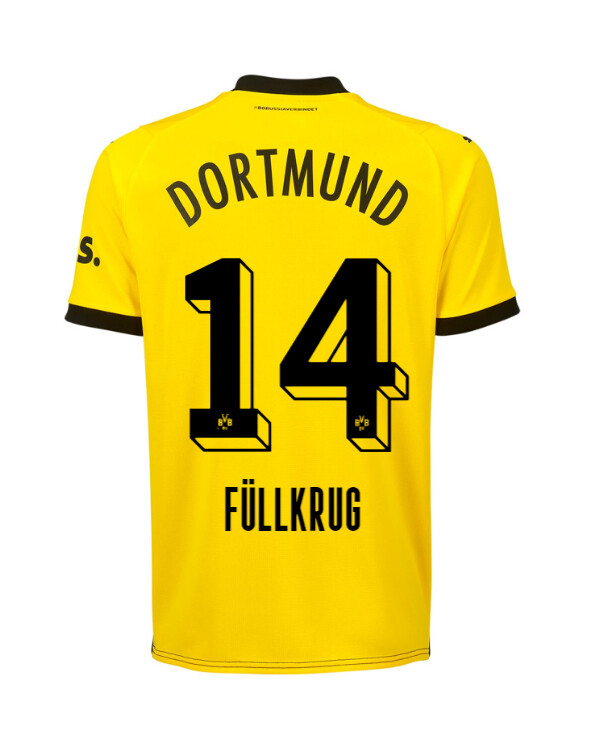 23-24 Borussia Dortmund Füllkrug 14 Home Jersey