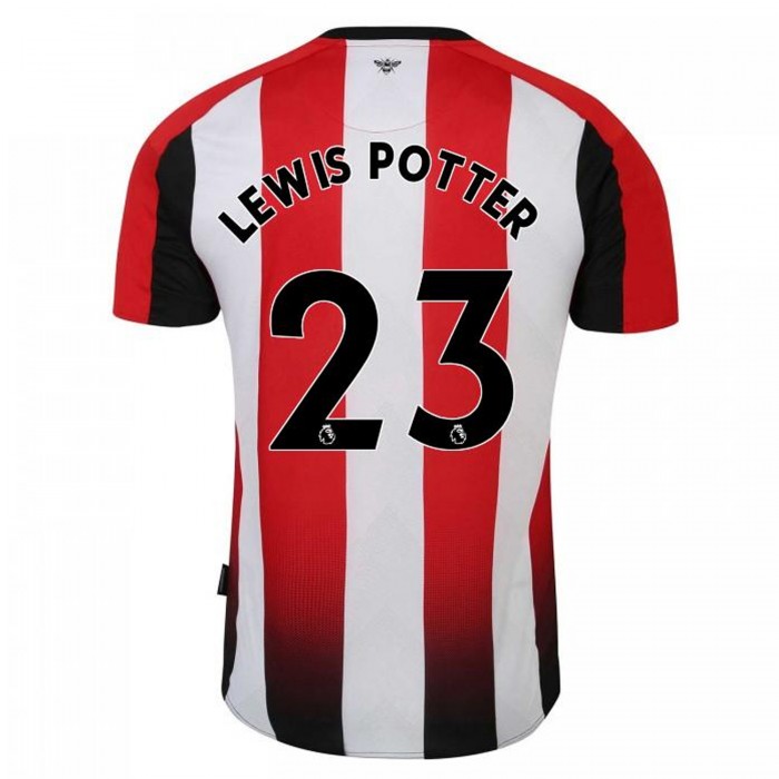 23-24 Brentford LEWIS POTTER 23 Home Jersey