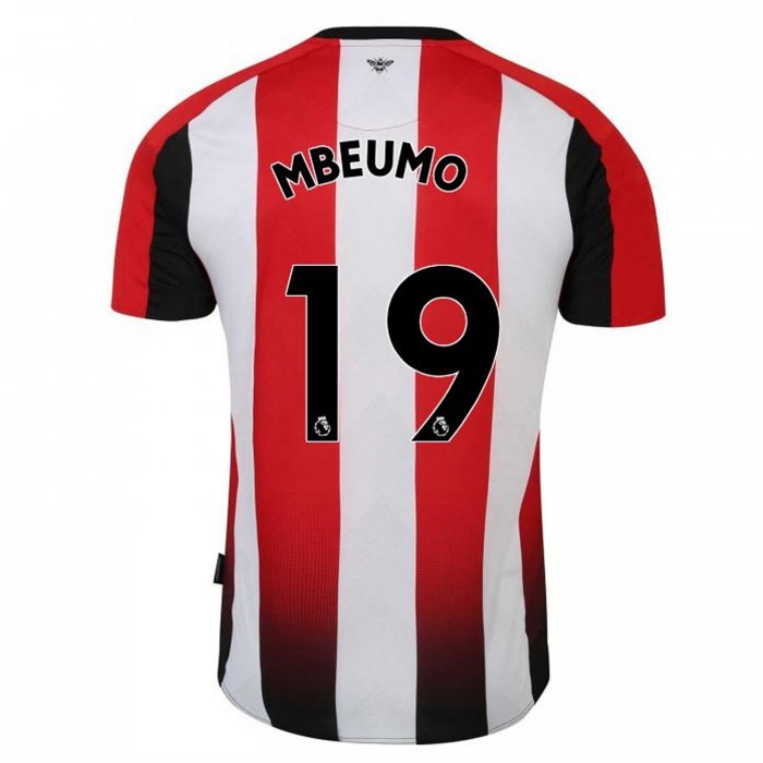 23-24 Brentford MBEUMO 19 Home Jersey