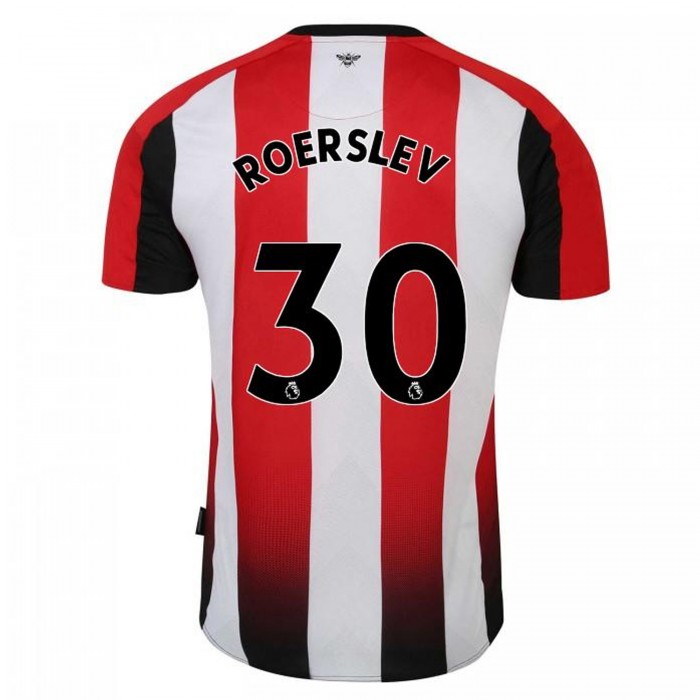 23-24 Brentford ROERSLEV 30 Home Jersey