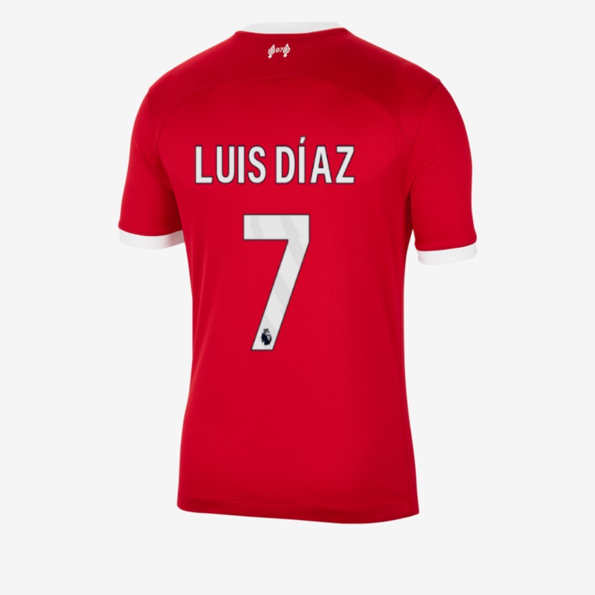 23-24 Liverpool LUIS DÍAZ 7 Home Jersey