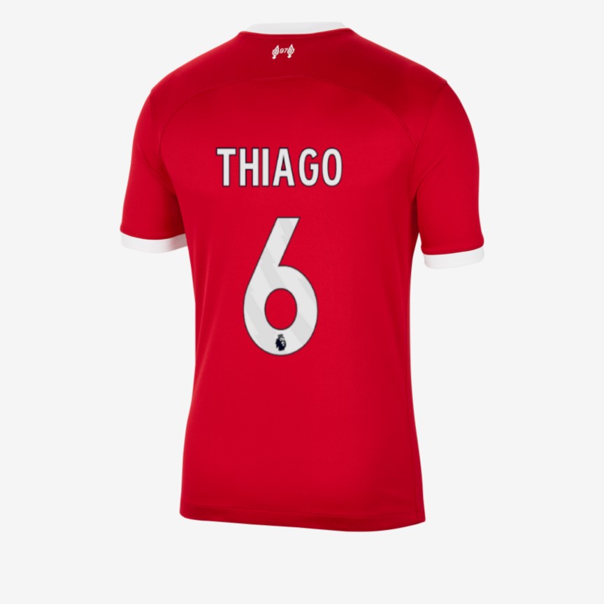 23-24 Liverpool THIAGO 6 Home Jersey