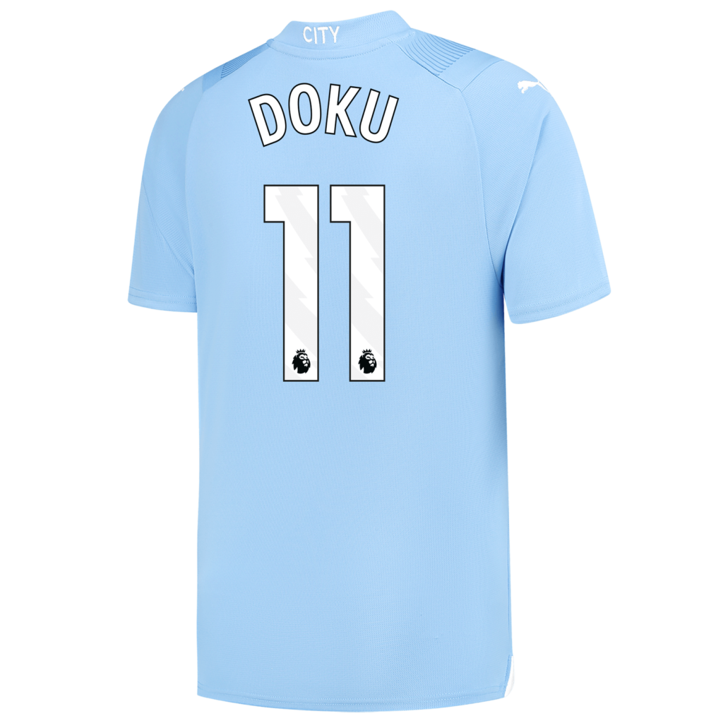 Puma Manchester City Jérémy Doku Away Jersey w/ EPL + Club World Cup P