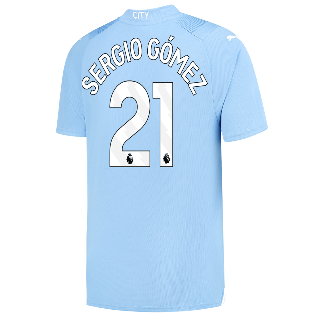 Sergio Gomez Manchester City Match Worn Signed COA
