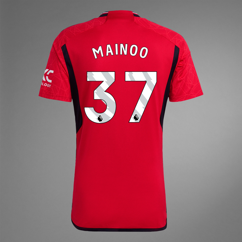 23-24 Manchester United MAINOO 37 Home Jersey