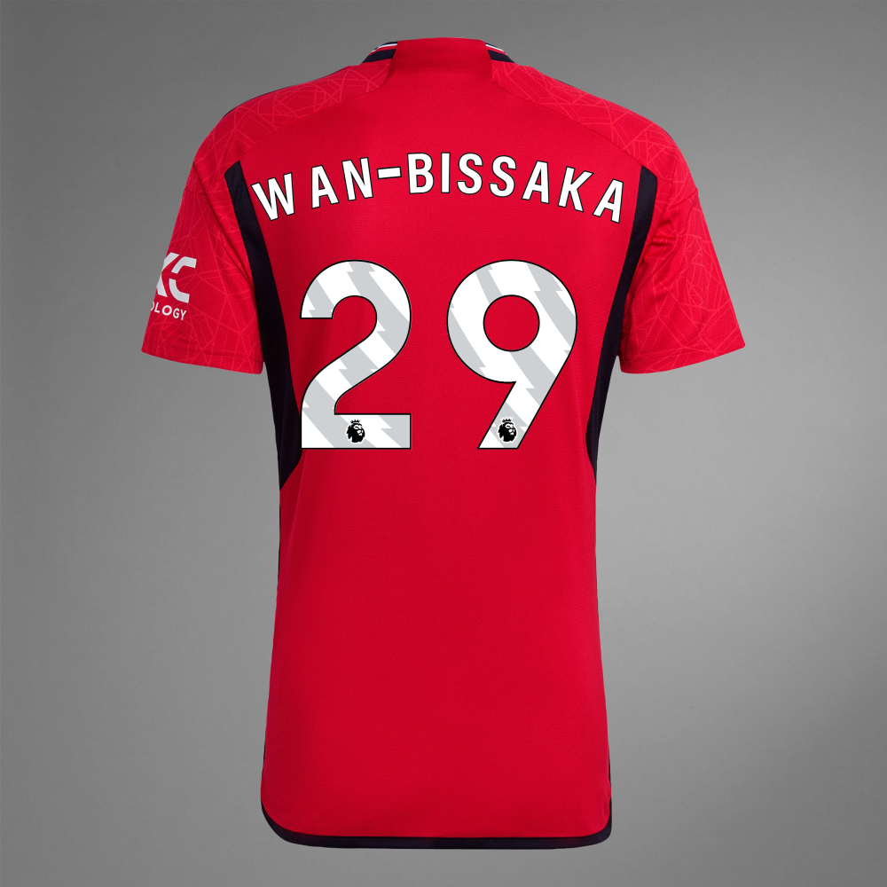 23-24 Manchester United WAN-BISSAKA 29 Home Jersey