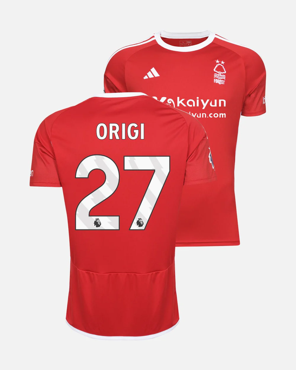 23-24 Nottingham Forest ORIGI 27 Home Jersey