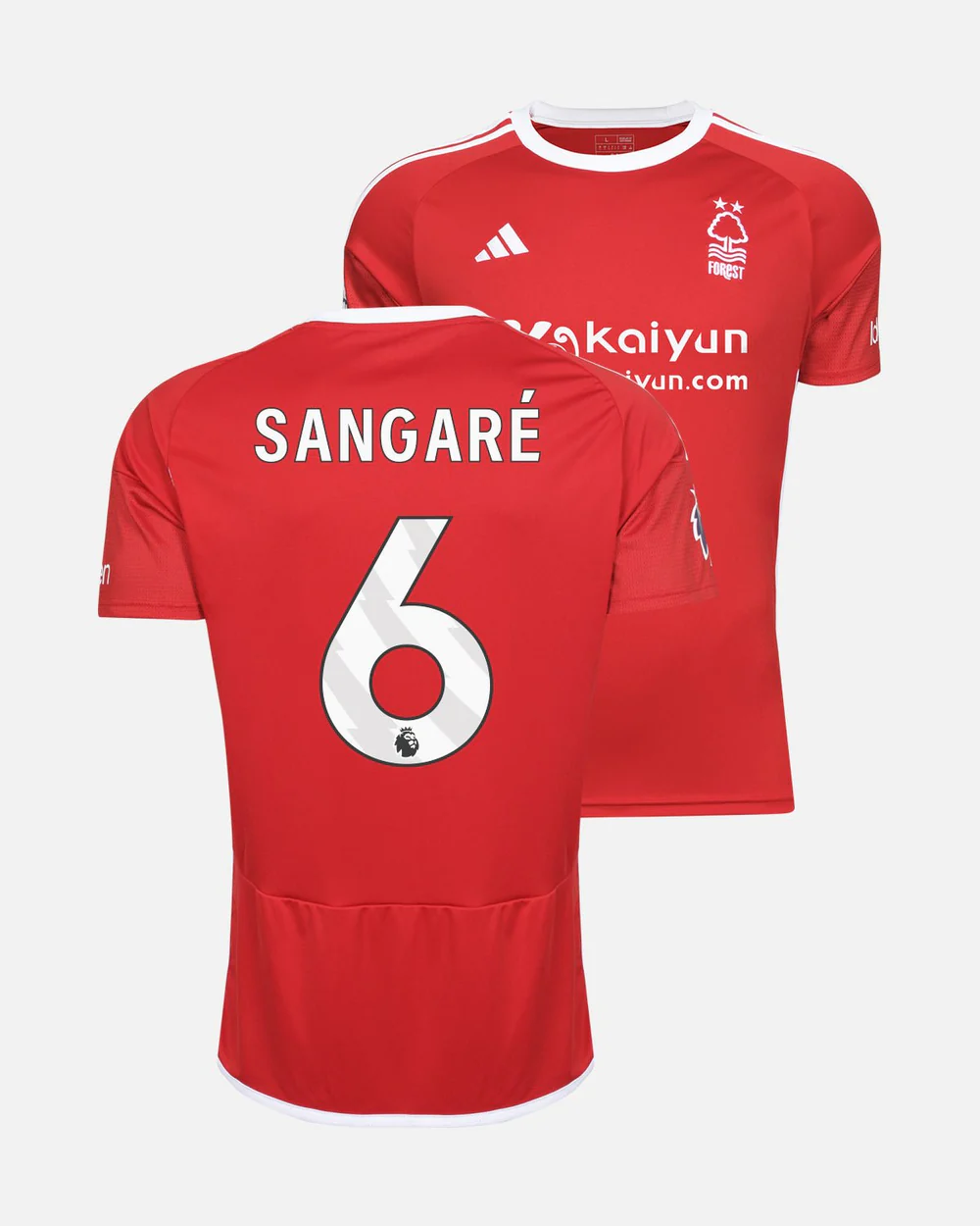 23-24 Nottingham Forest SANGARÉ 6 Home Jersey