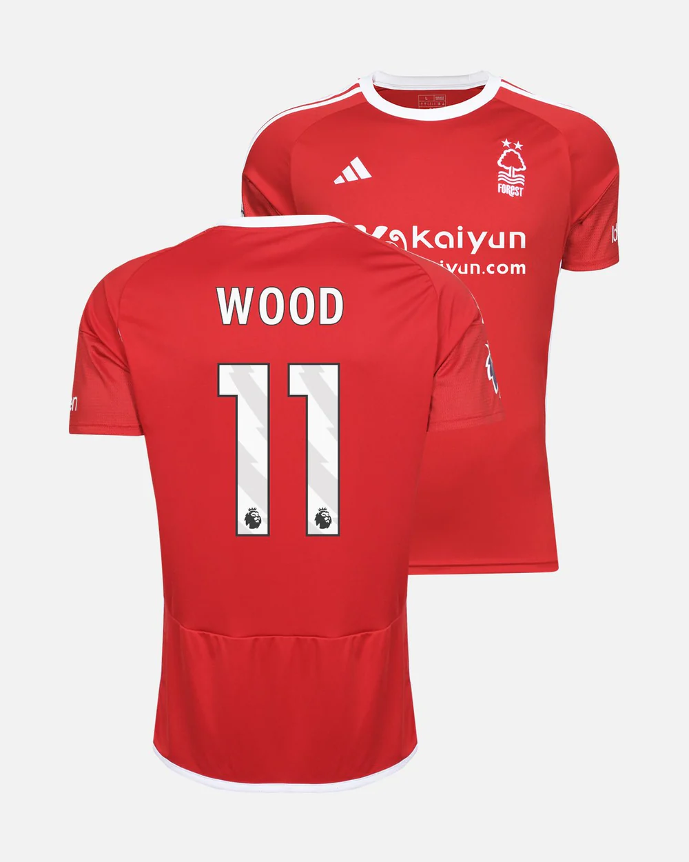 23-24 Nottingham Forest WOOD 11 Home Jersey