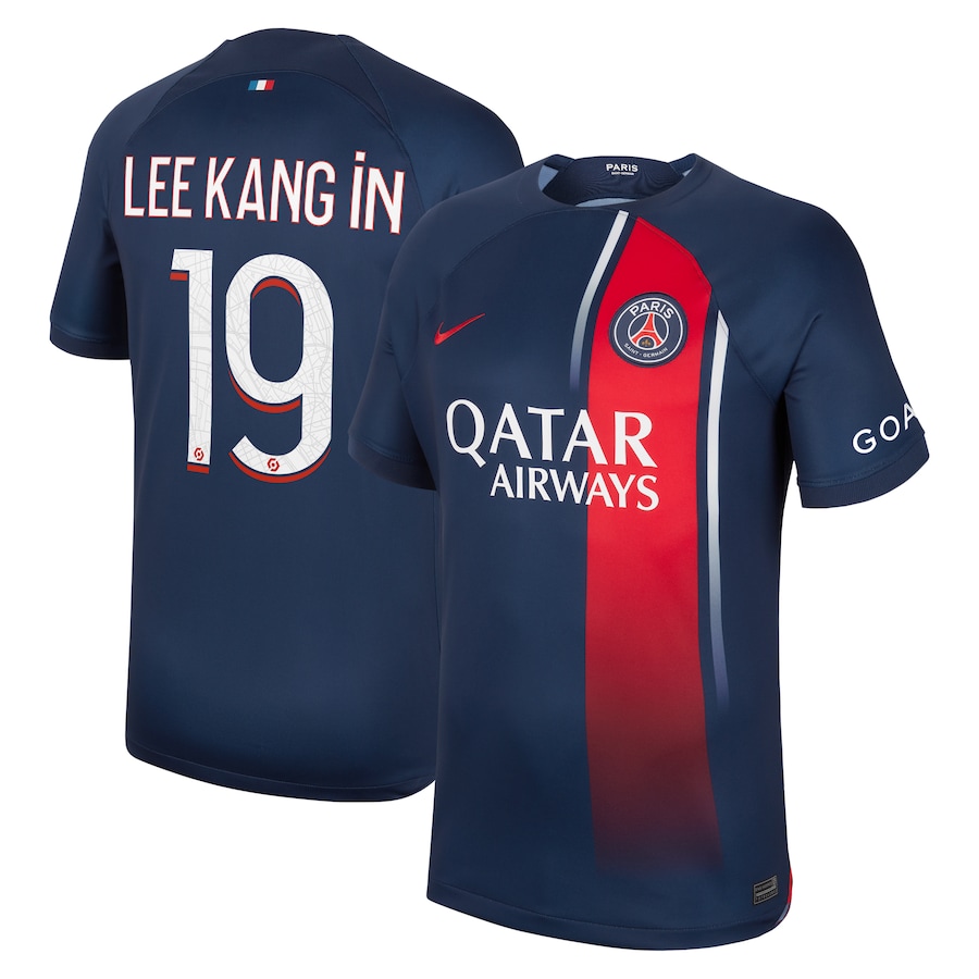 23-24 Paris Saint-Germain Lee Kang In 19 Home Jersey