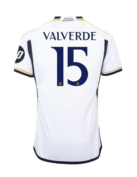 23-24 Real Madrid Valverde 15 Home Jersey