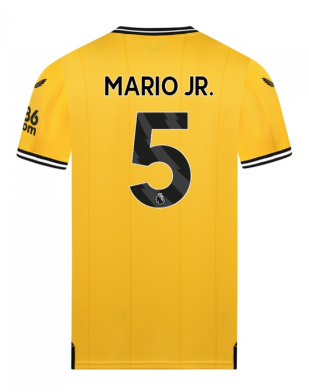 23-24 Wolverhampton Wanderers MARIO JR. 5 Home Jersey