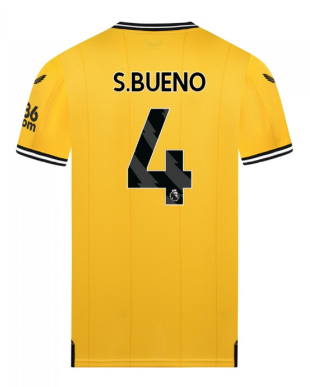 23-24 Wolverhampton Wanderers S.BUENO 4 Home Jersey