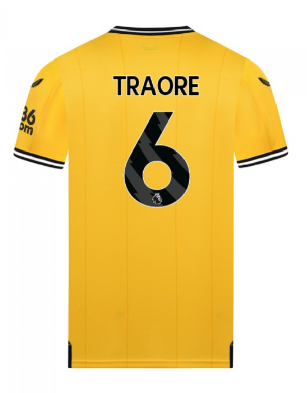 23-24 Wolverhampton Wanderers TRAORE 6 Home Jersey