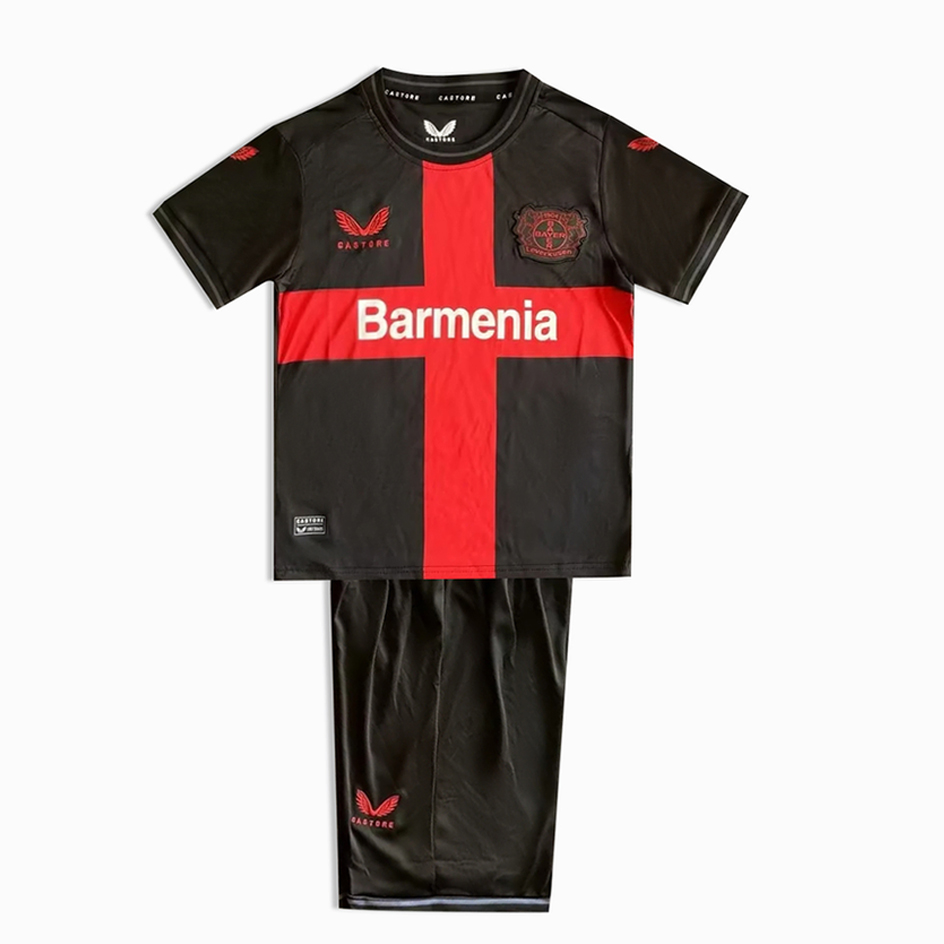 Bayer Leverkusen Home Jersey Kids Kit 23-24