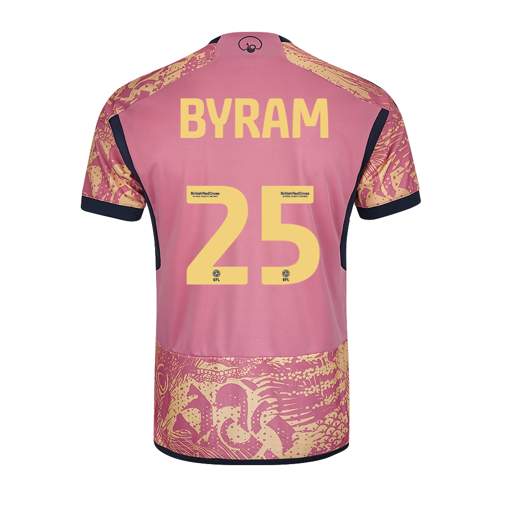 23-24 Leeds United BYRAM 25 Third Jersey