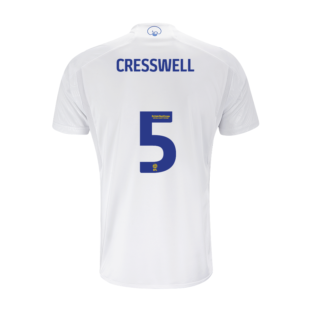 23-24 Leeds United CRESSWELL 5 Home Jersey