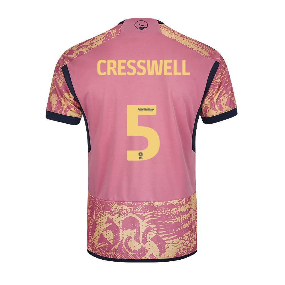 23-24 Leeds United CRESSWELL 5 Third Jersey