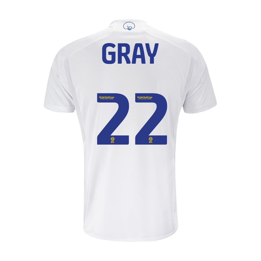 23-24 Leeds United GRAY 22 Home Jersey