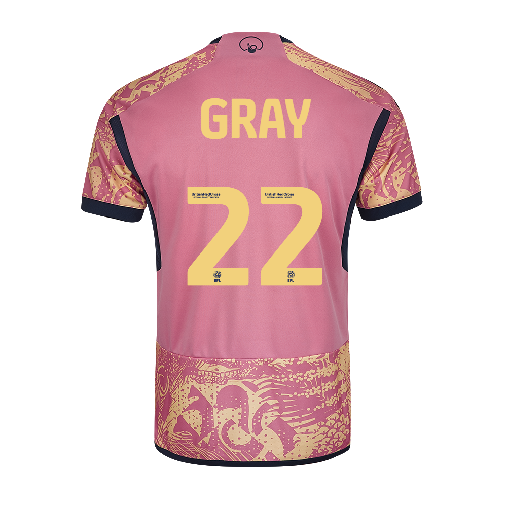 23-24 Leeds United GRAY 22 Third Jersey