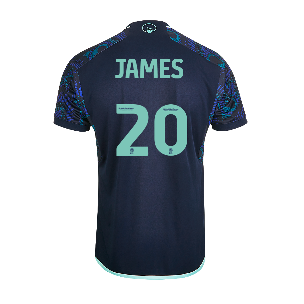 23-24 Leeds United JAMES 20 Away Jersey