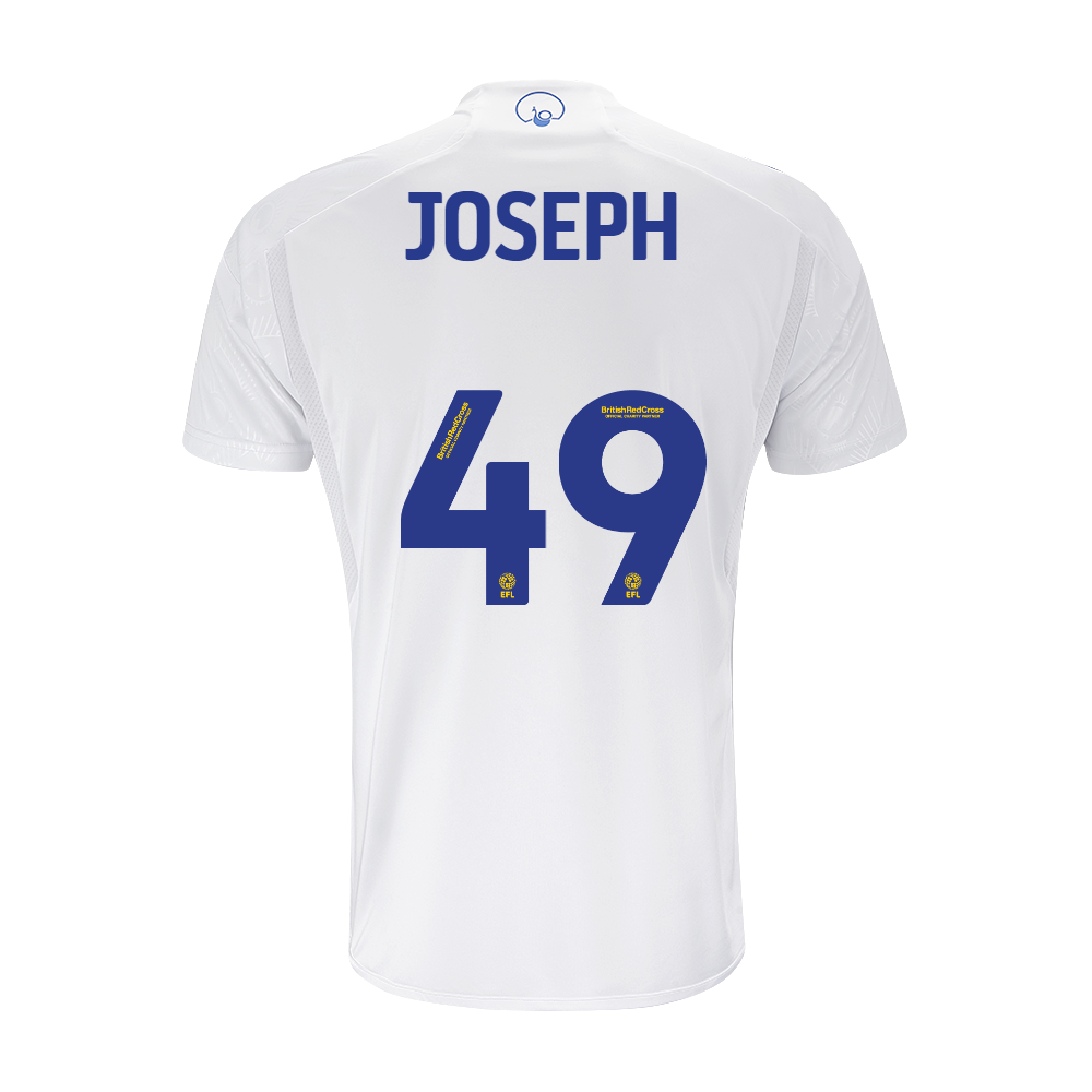 23-24 Leeds United JOSEPH 49 Home Jersey