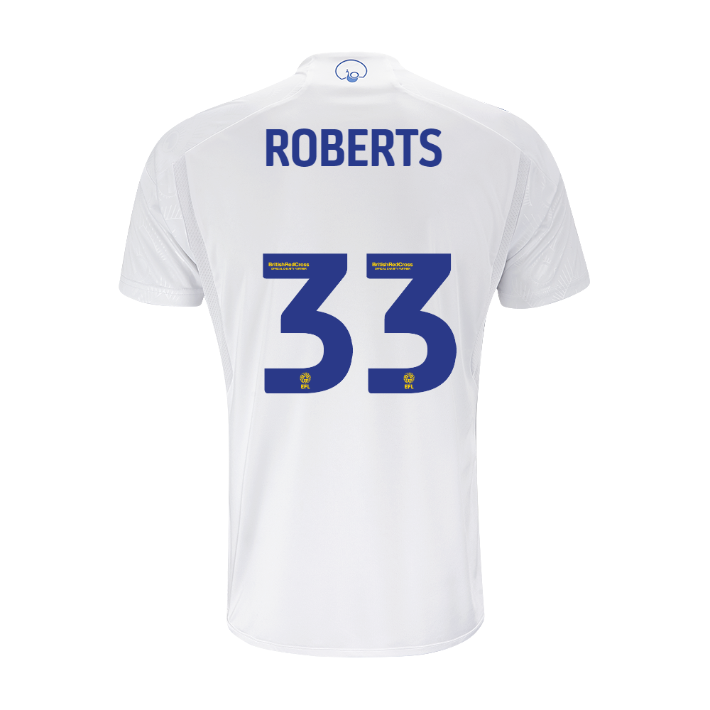 23-24 Leeds United ROBERTS 33 Home Jersey