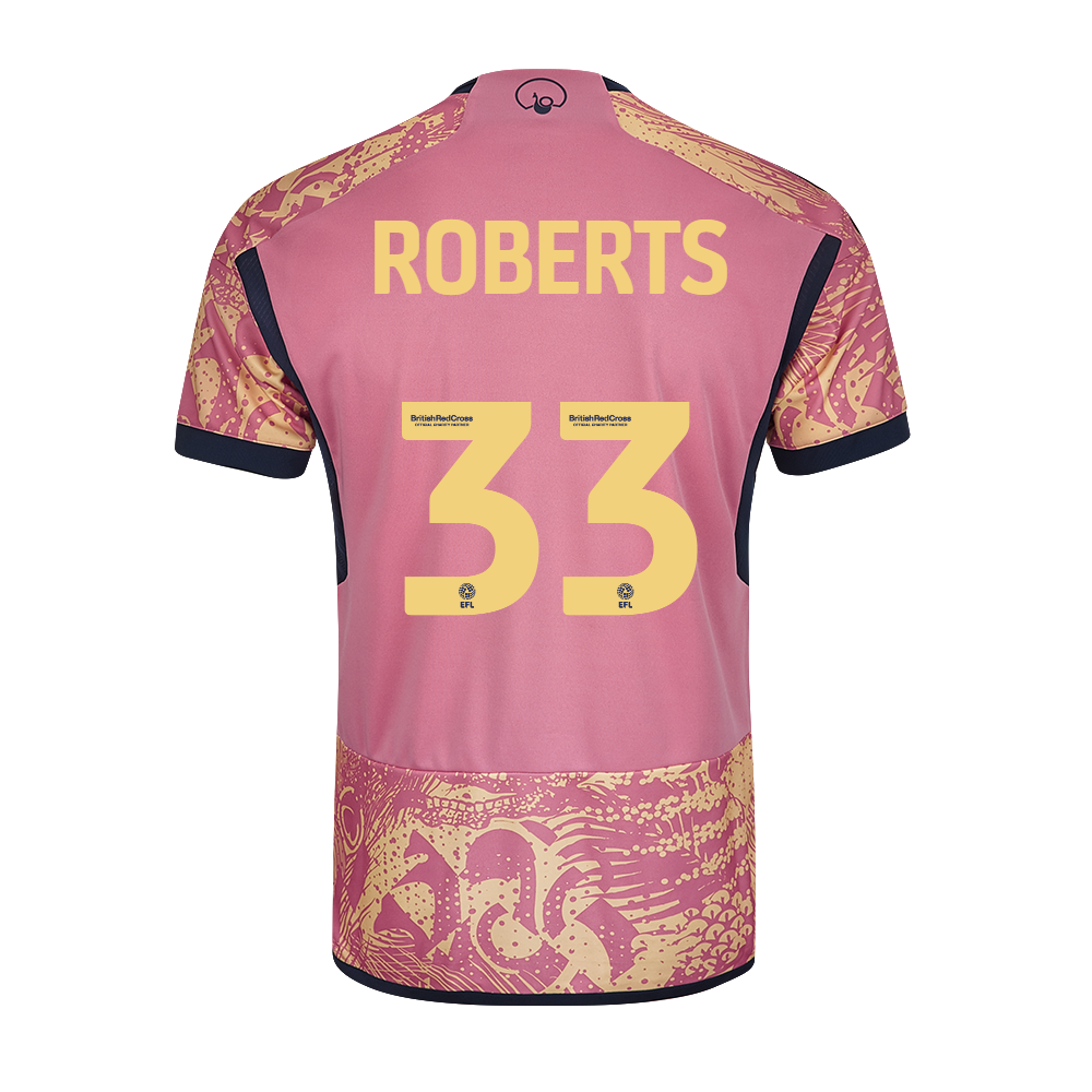 23-24 Leeds United ROBERTS 33 Third Jersey