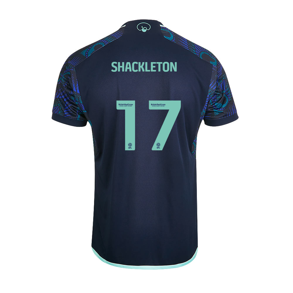 23-24 Leeds United SHACKLETON 17 Away Jersey