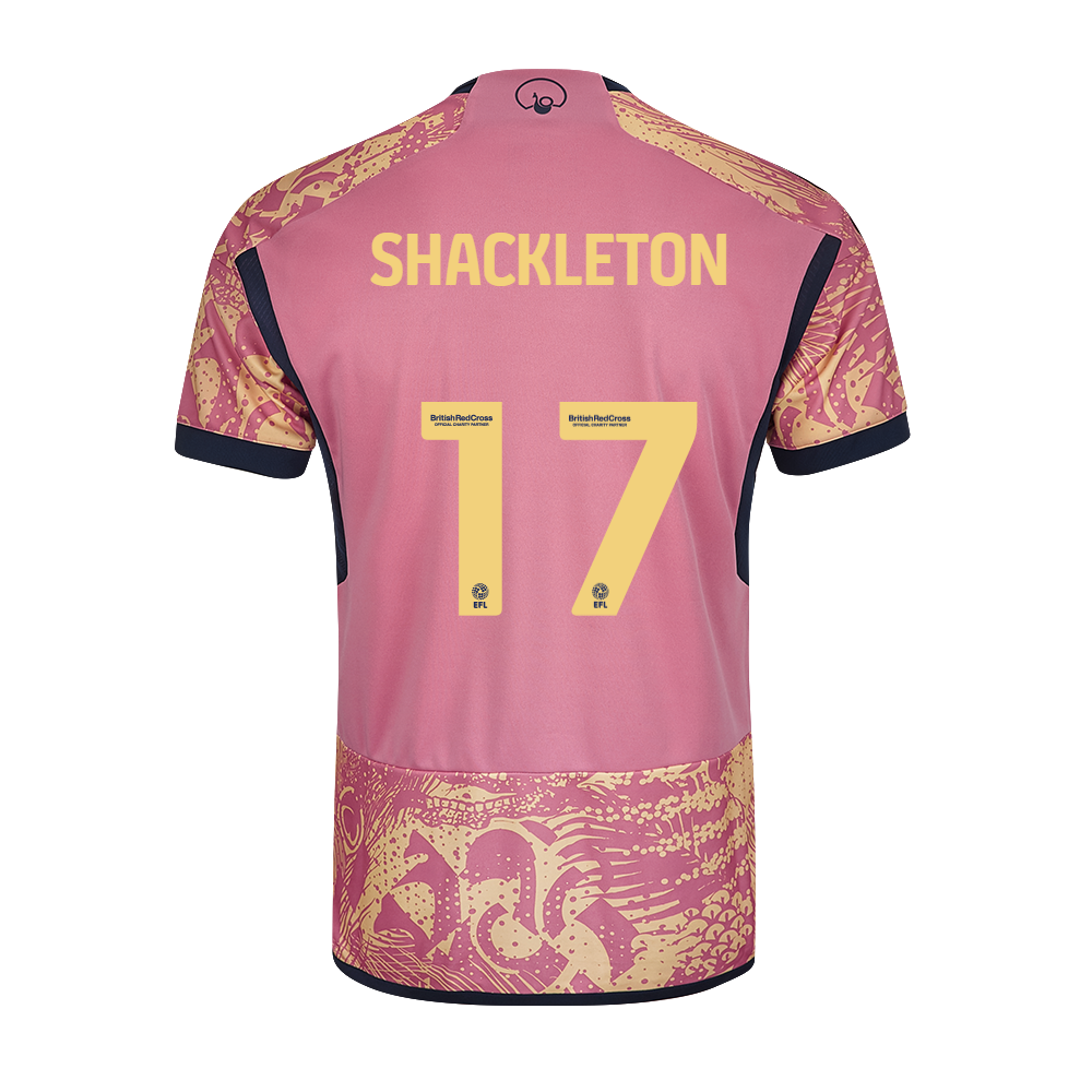 23-24 Leeds United SHACKLETON 17 Third Jersey