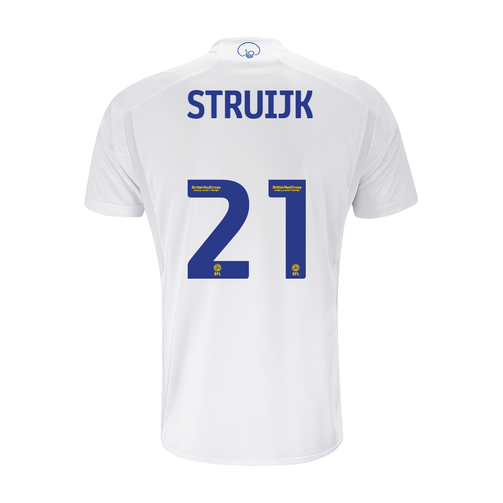 23-24 Leeds United STRUIJK 21 Home Jersey