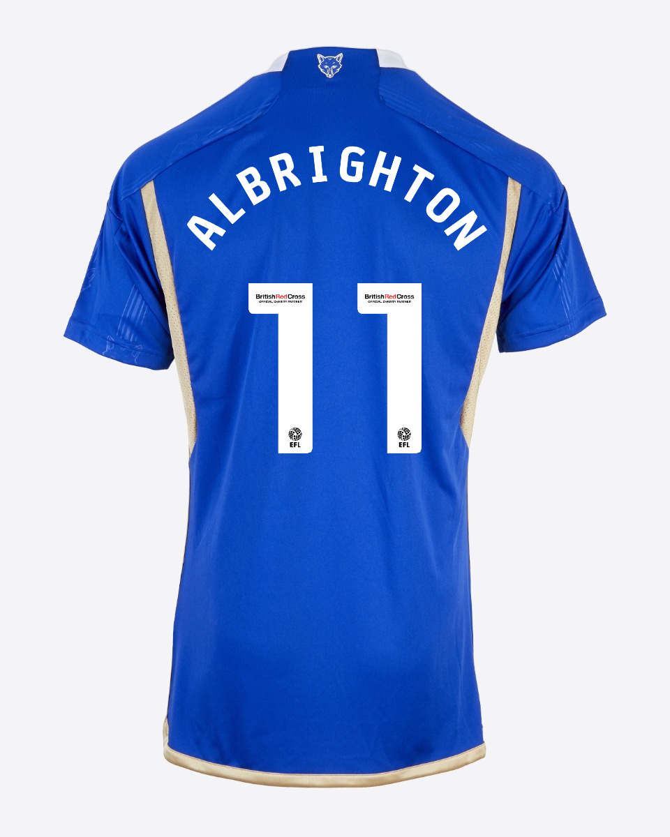 23-24 Leicester City ALBRIGHTON 11 Home Jersey