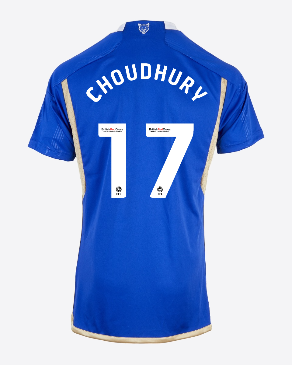 23-24 Leicester City CHOUDHURY 17 Home Jersey